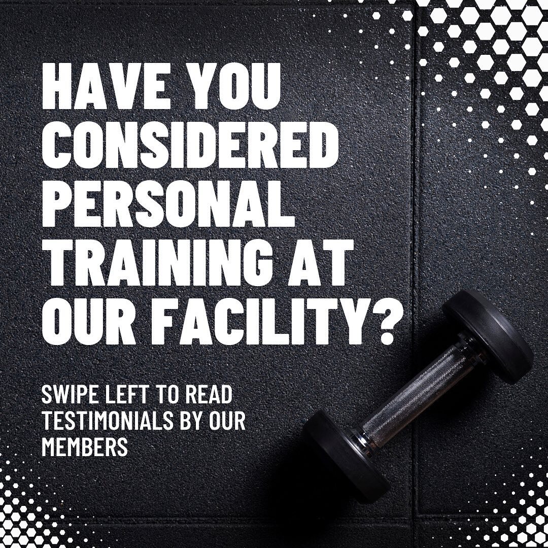 Have you considered personal training at our facility? Read some testimonials from our members about their experience working with our trainer, Carolina. 

Your new membership includes a complimentary session. Reach out to us to get you started. 

Ol