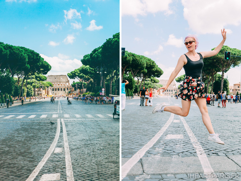 Colliseum Jump Roma Holiday IheartParis