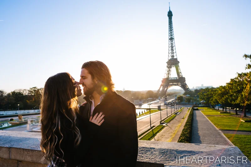 Paris Photographer IheartParis Eiffel Couple