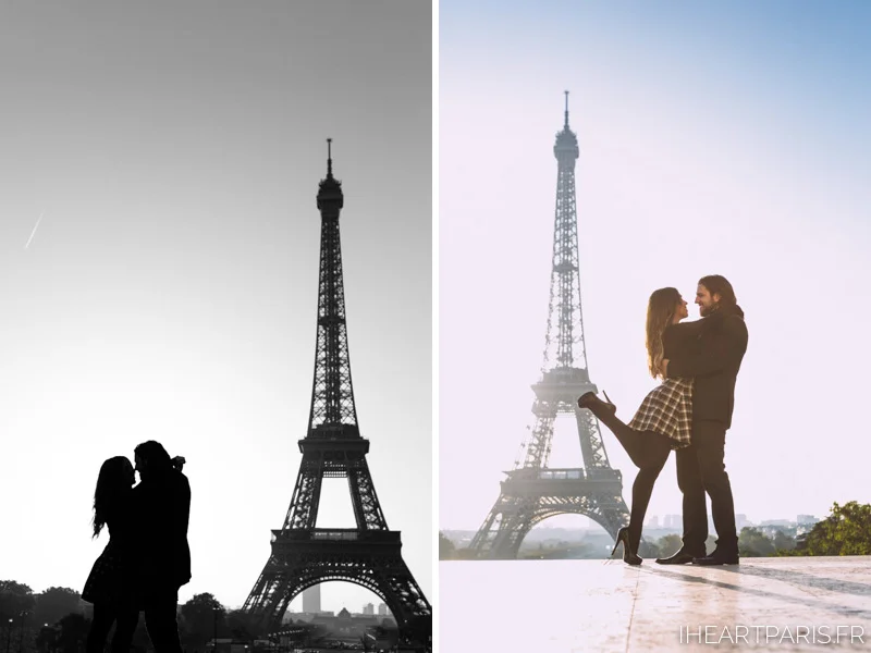 Paris Photographer IheartParis Eiffel Couple