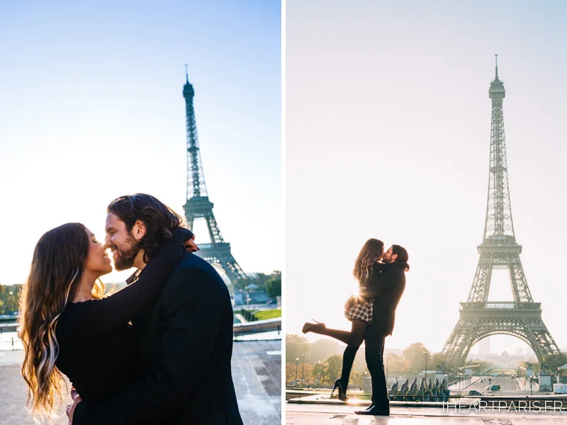 Paris Photographer IheartParis Eiffel Couple