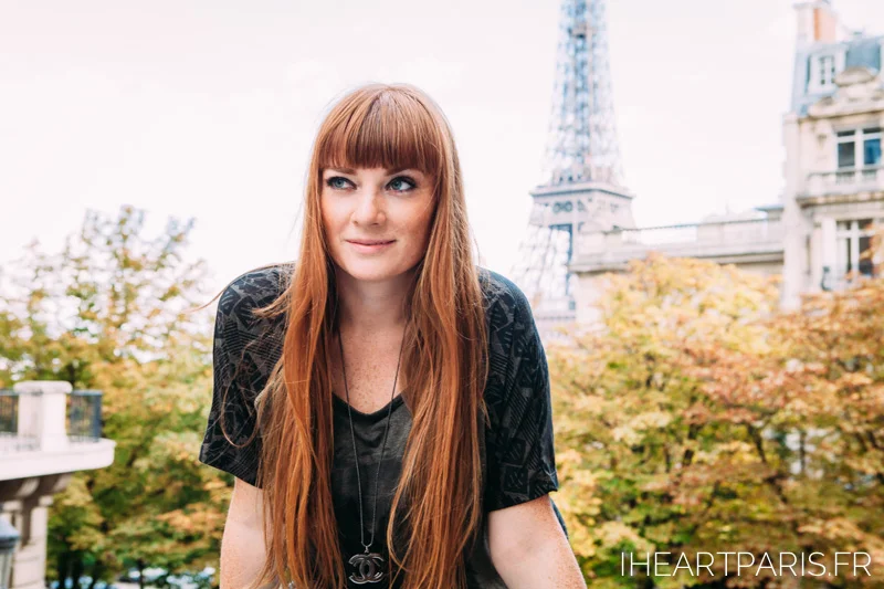 Portrait Eiffel Tower Fall IheartParis