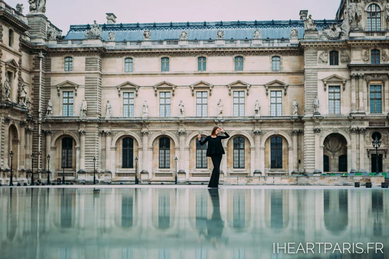 Paris Photographer Fashion Designer Louvre Reflection