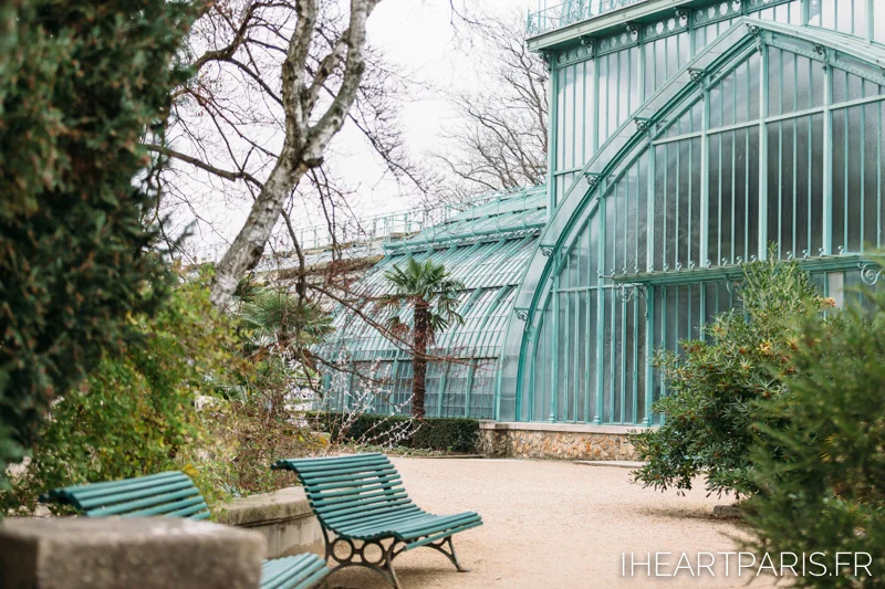 Photographer Paris Postcards Boulogne Bench Greenhouse IheartParisfr