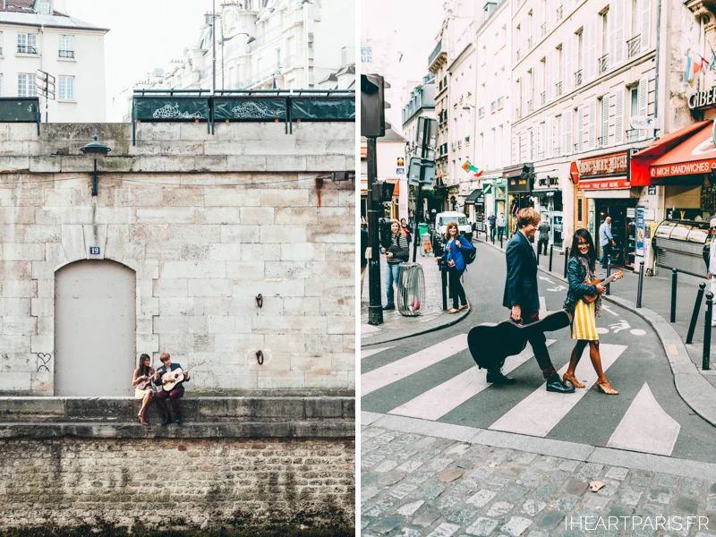 Photographer Paris Couple Love Story Musicians IheartParisfr
