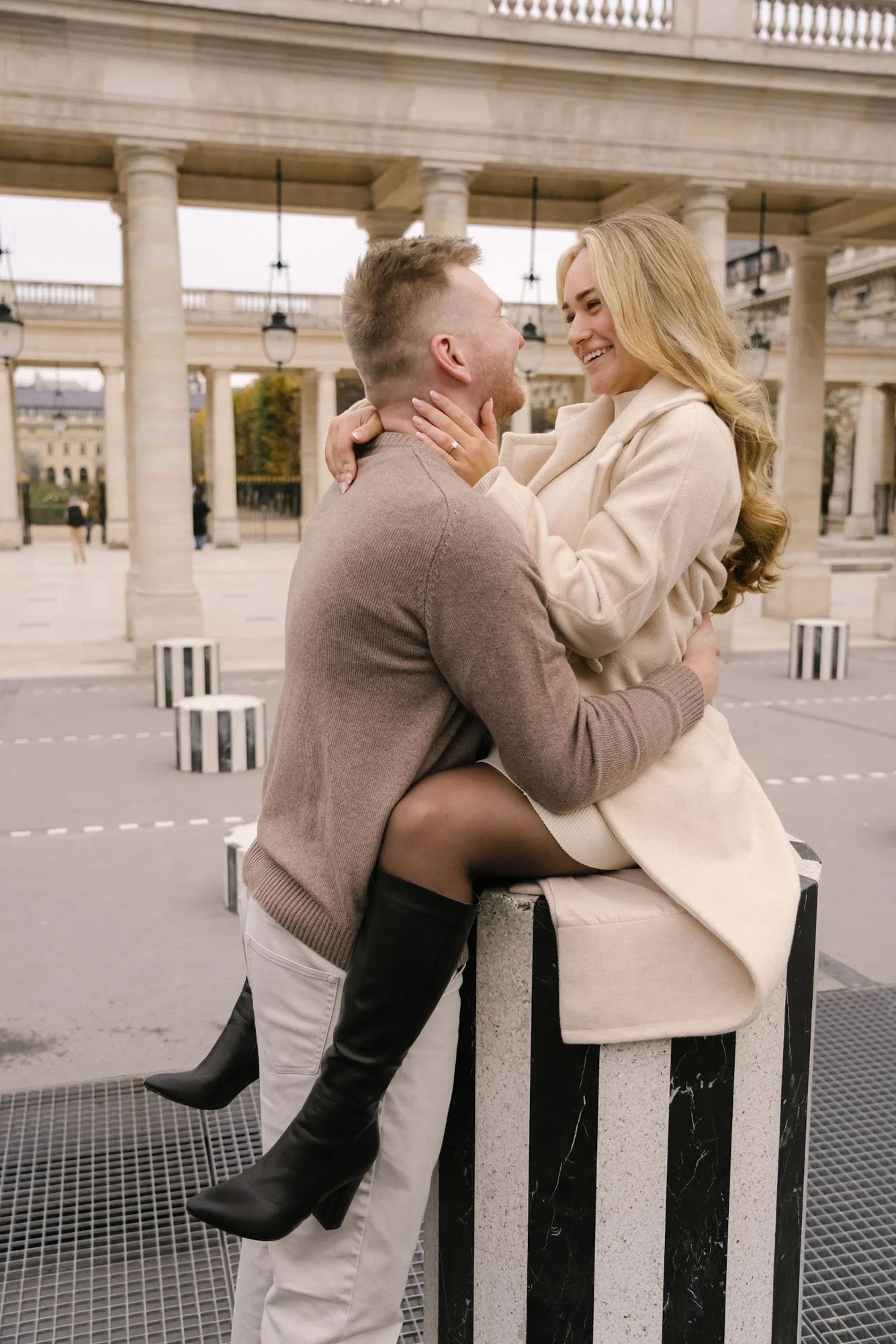 Palais Royal Columns Kiss