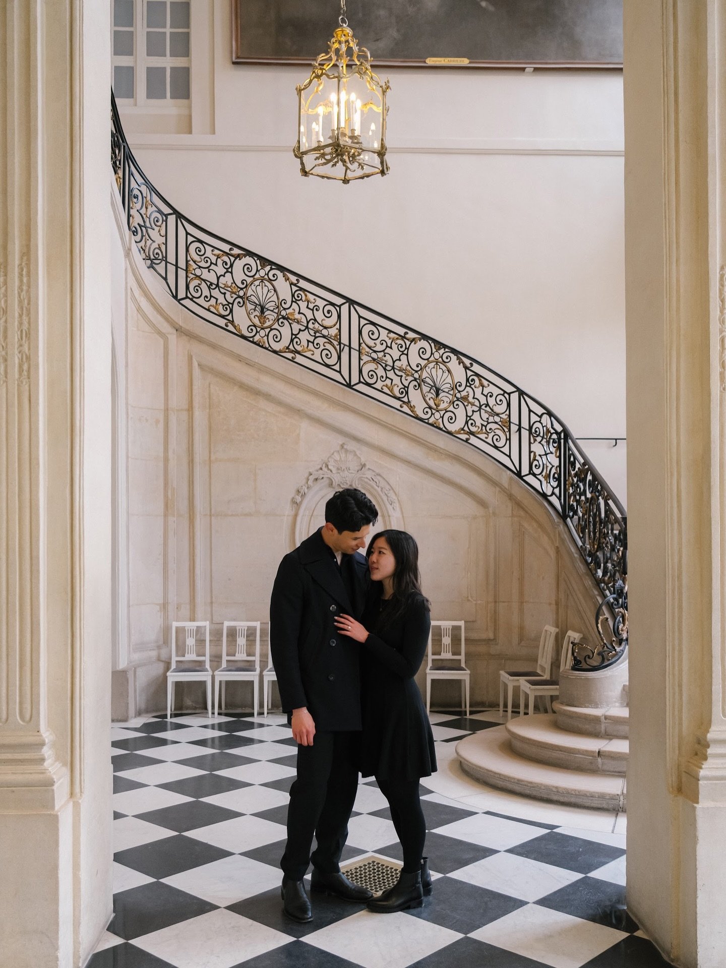 Museum engagement/proposal? Yes, Please! I don&rsquo;t scream it from the top of the buildings, but Musee Rodin is a very unique place that allows photoshoots. They have a garden that is gorgeous and I have used frequently but first time shooting ins