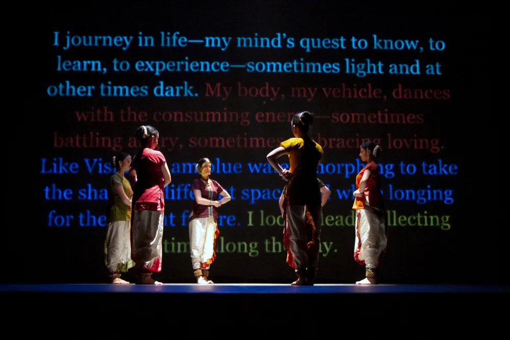 Samudra: Churning Oceans, with Srishti Dances of India, a Bharatanatyam, Odissi, video and visual art collaboration. February/March 2012.