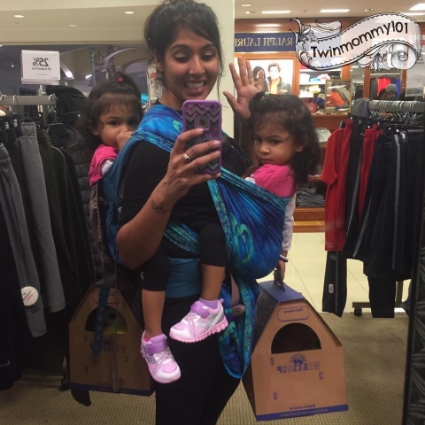 Back: Ergobaby/ Front: Wrapsody Stretch Hybrid (Chosen)