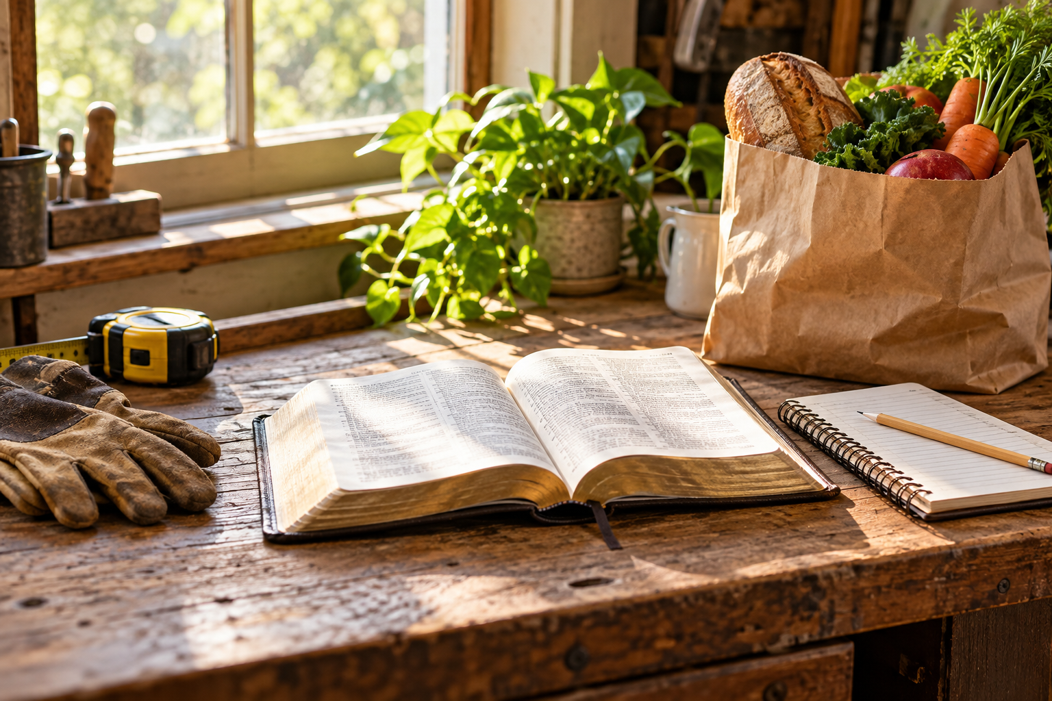 Working, Giving, and Growing in the Word of God