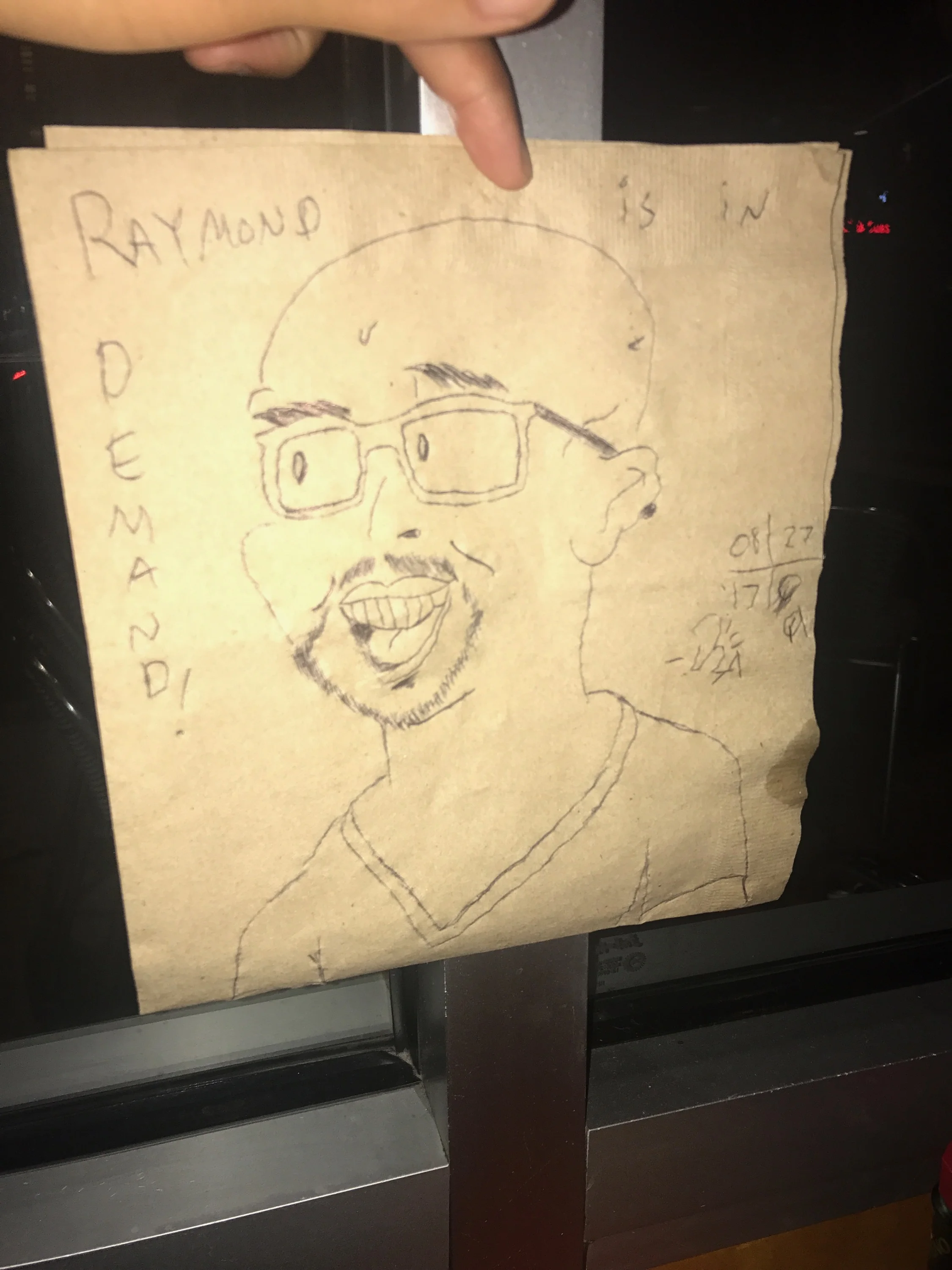 Here's Raymond my Friend