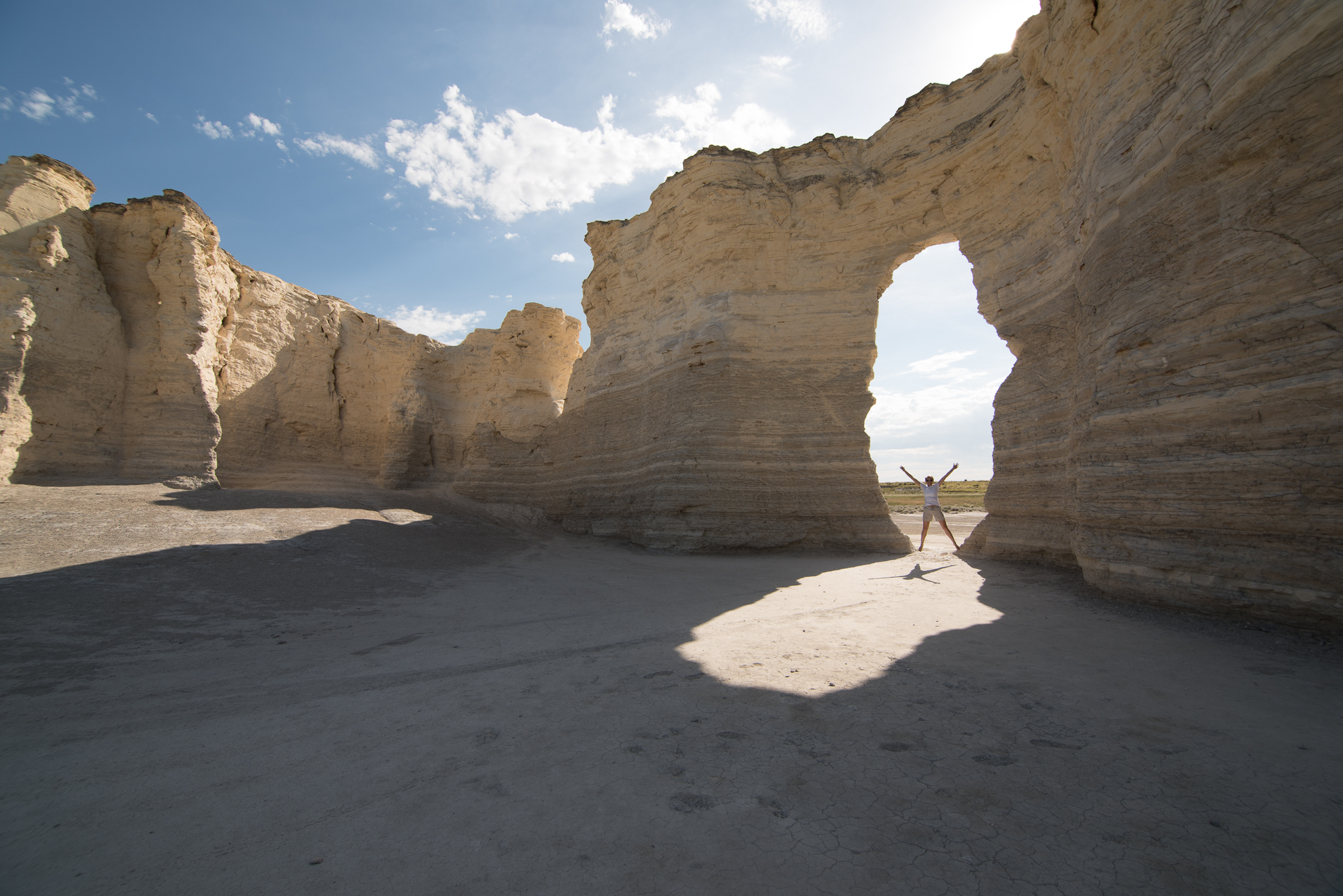Monument Rocks near Oakley, Kansas 
