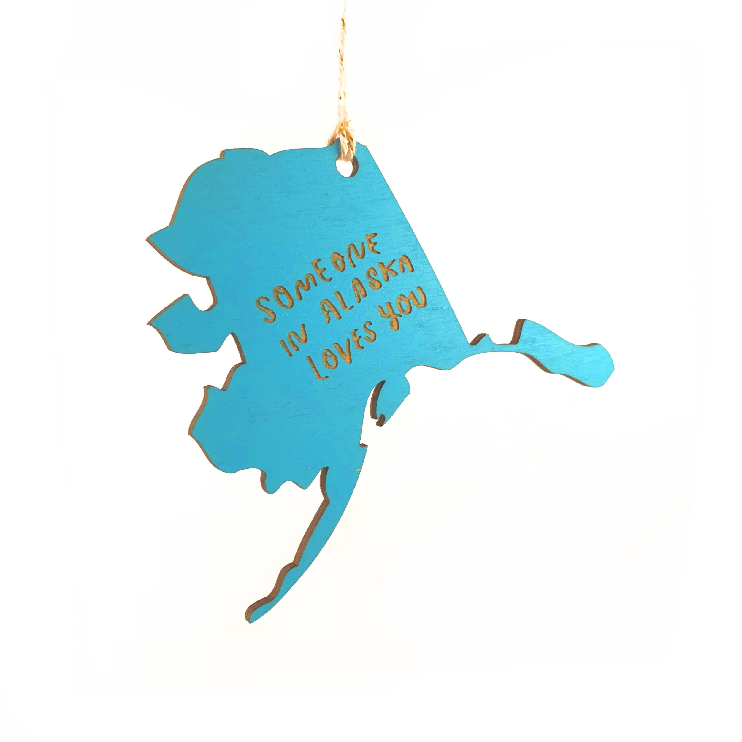 Someone in ALASKA Loves You Ornament