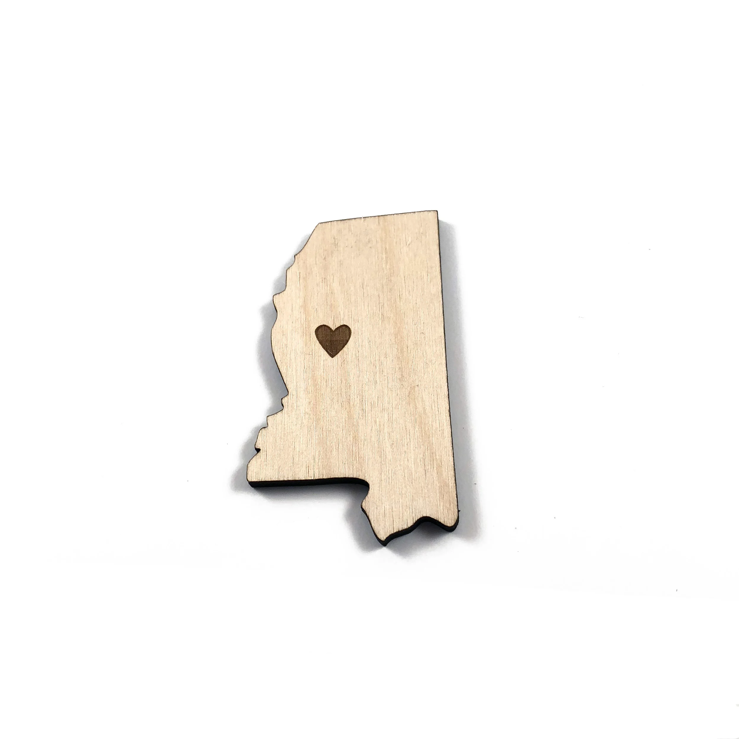 MISSISSIPPI Heart Magnet