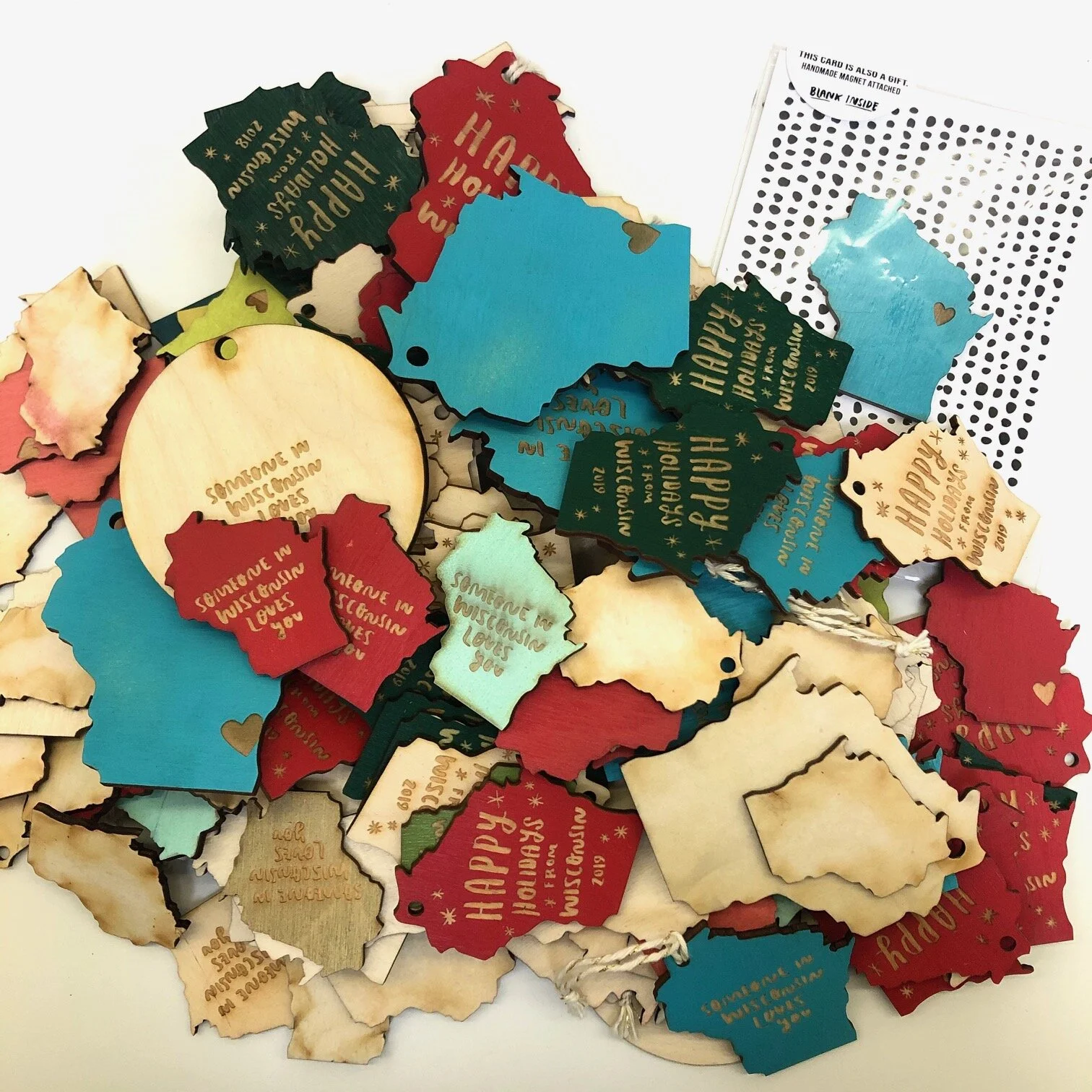 Grab Bag of Laser Cut State Shapes!