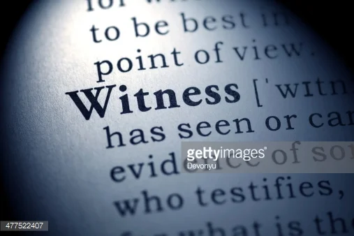 “I Was a Witness” - #Blog365 Day 56