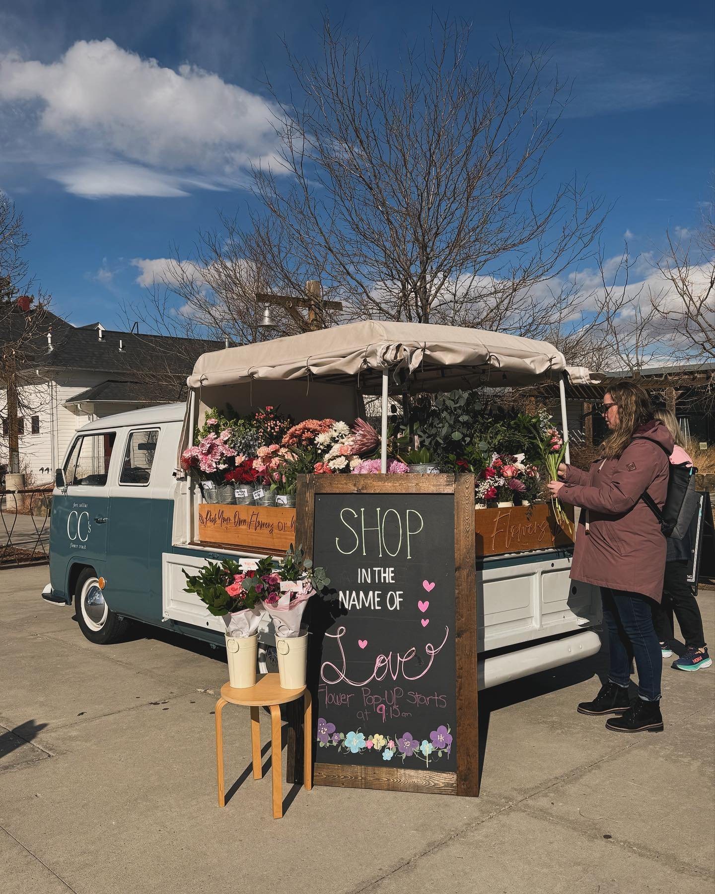 Shop in the name of LOVE!
&bull;
By @ccsflowertruck