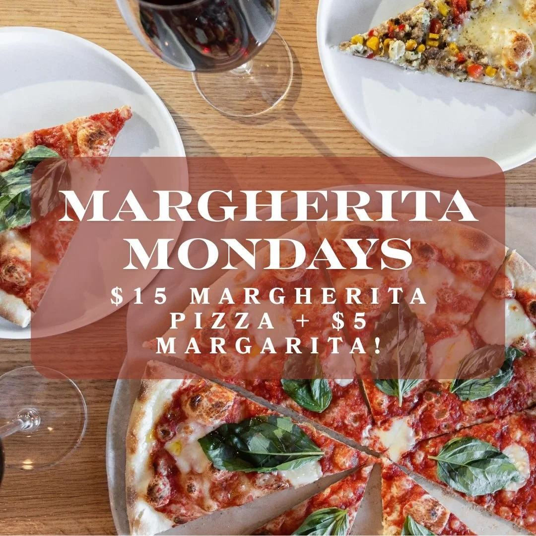 Why wait for the weekend. $15 Margherita pizza paired with a $5 Margarita. Perfect flavors, perfect night, zero stress&mdash;just what Monday needs.

Your week deserves a delicious start!

#PizzaNightDoneRight #JessupFarmEats #LocalEatsLove #PizzaVin