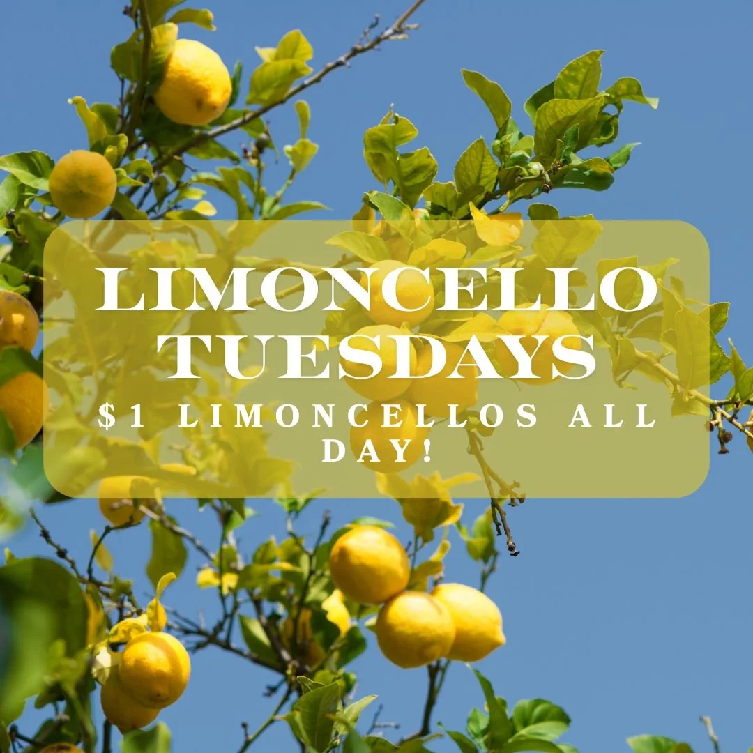 Who said Tuesdays can&rsquo;t be fun?

Enjoy $1 limoncellos all day at PizzaVino! 

It&rsquo;s the perfect way to unwind, whether you&rsquo;re grabbing dinner or just stopping in for a sip.
Cheers to easy Tuesdays! 🍋🥂

#PizzaVino #JessupFarm #Jessu