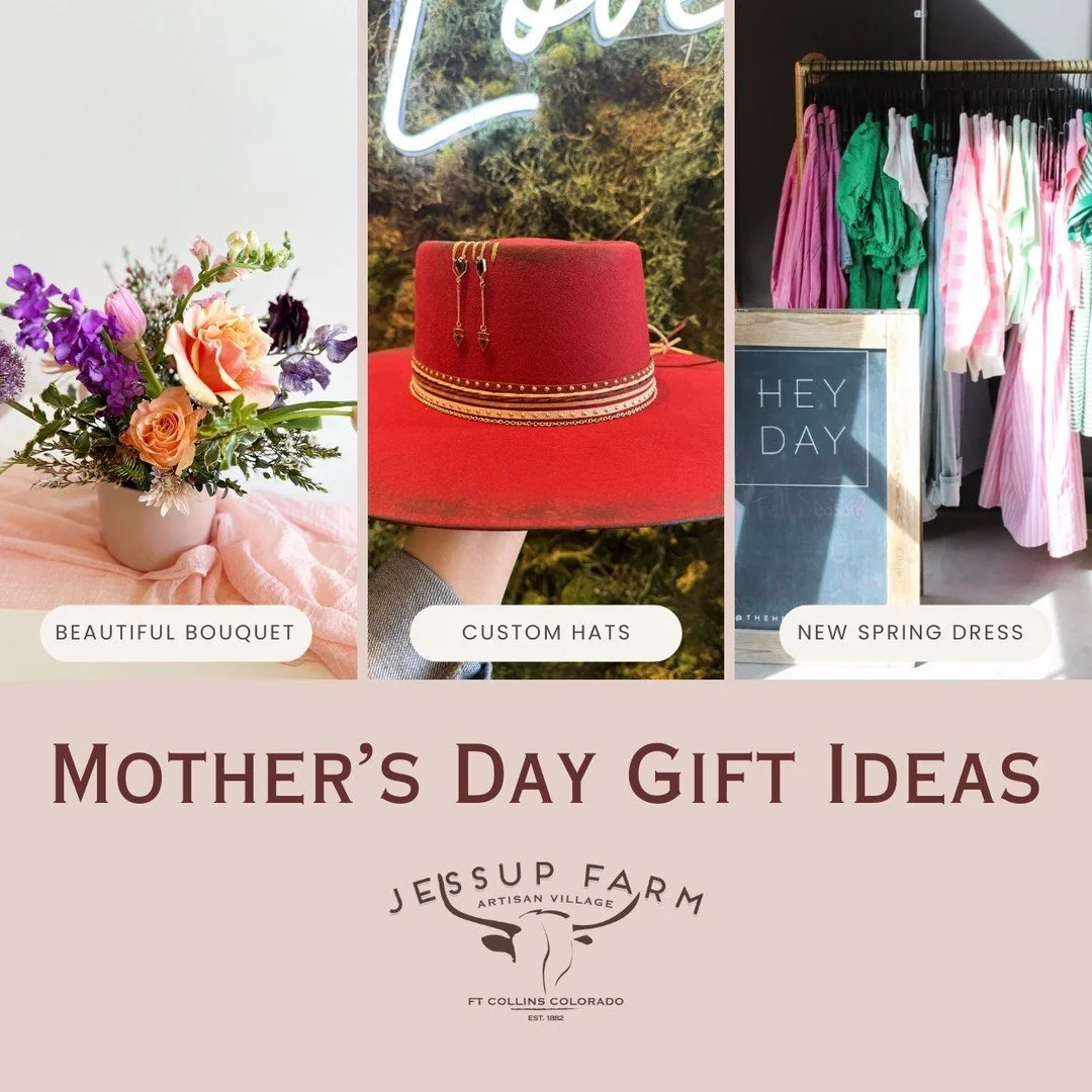 Want to find a unique gift for your mom this Mother&rsquo;s Day? 💐

Stop by @ccsflowertruck for the perfect bouquet, @theheydaystore for a new spring dress, and @mosscustomhatbar to give her a fun, meaningful experience. 

There&rsquo;s something sp