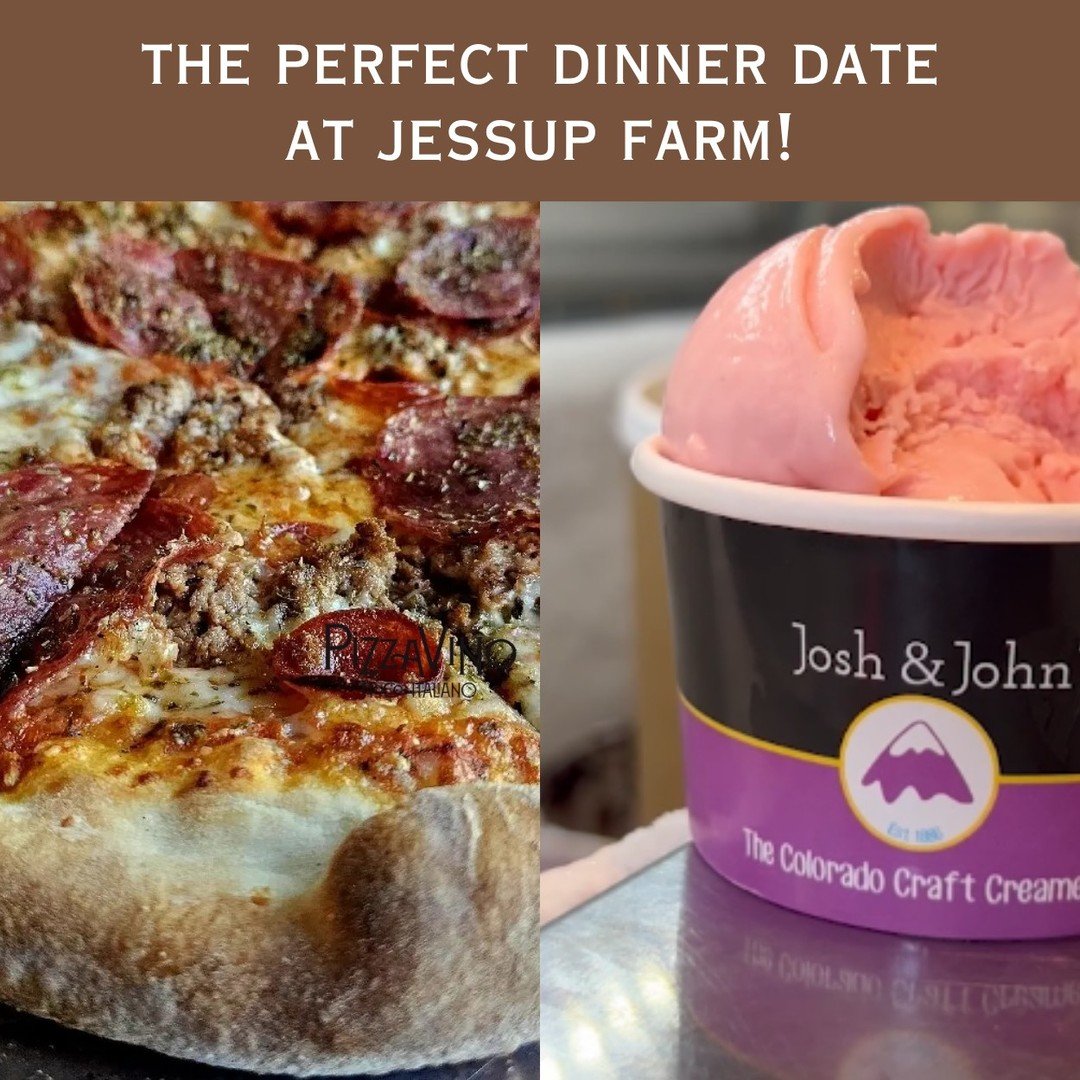 Dinner and dessert, without overthinking it 🍕🍦

Start the night at @pizzavinonoco! With good food and an easy atmosphere, this is the kind of place you can settle into for a while. 

Then take a walk across Jessup Farm and finish things off at @jos