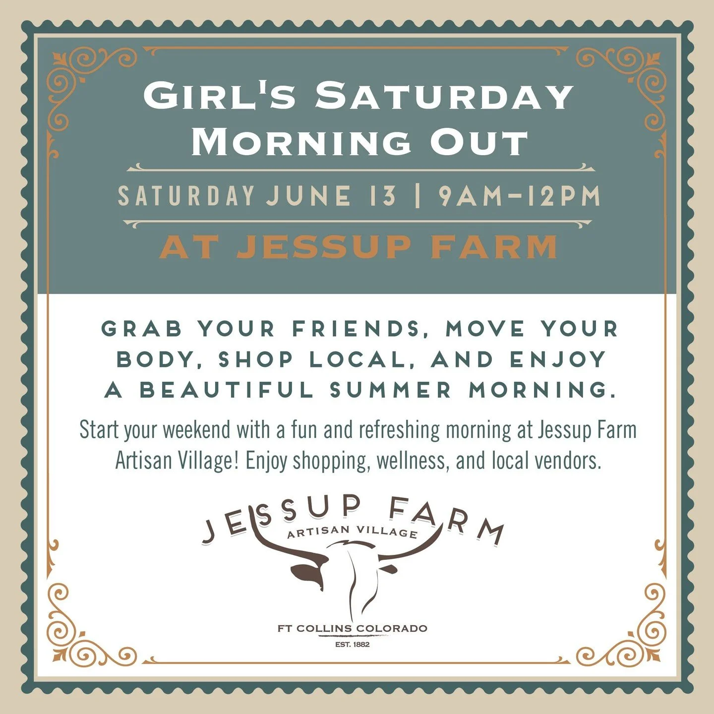 Grab your girls and join us Saturday, June 13 for Girls Saturday Morning Out 💕☀️

We&rsquo;re celebrating TWO YEARS of Reps &amp; Restore with:

✨ Outdoor bootcamp class
🚴 Indoor ride class
🍦 Josh and John's Scoop Bus
🌸 CC&rsquo;s Flowers truck
?