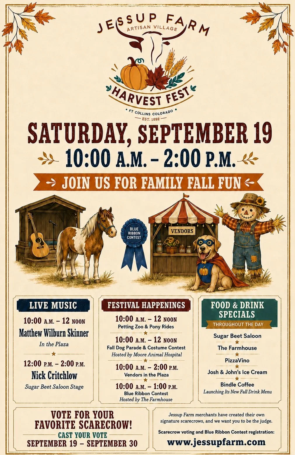 Celebrate the Season at the Jessup Farm Harvest Festival