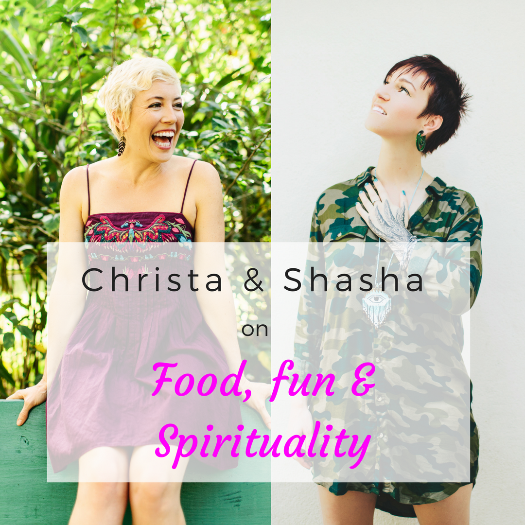 Yoga-loving renegade goddesses, Christa & Shasha