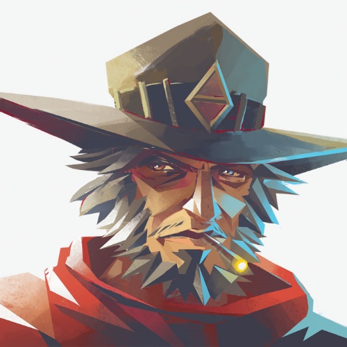 Drawing credit - Francoyovich on Deviant art: http://francoyovich.deviantart.com/art/Overwatch-McCree-533009564
