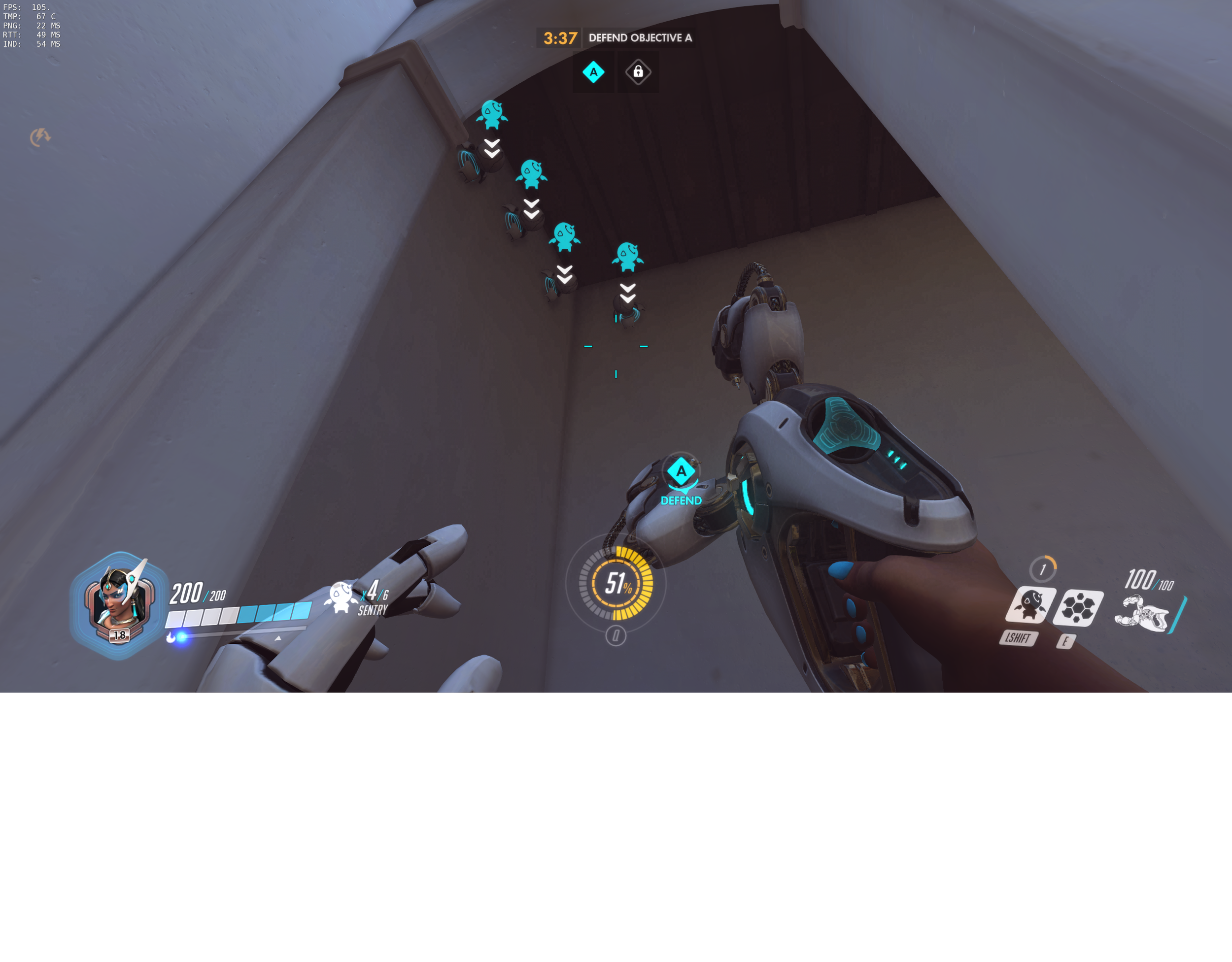 So pretty! Feel free to place your remaining two Turrets in other places