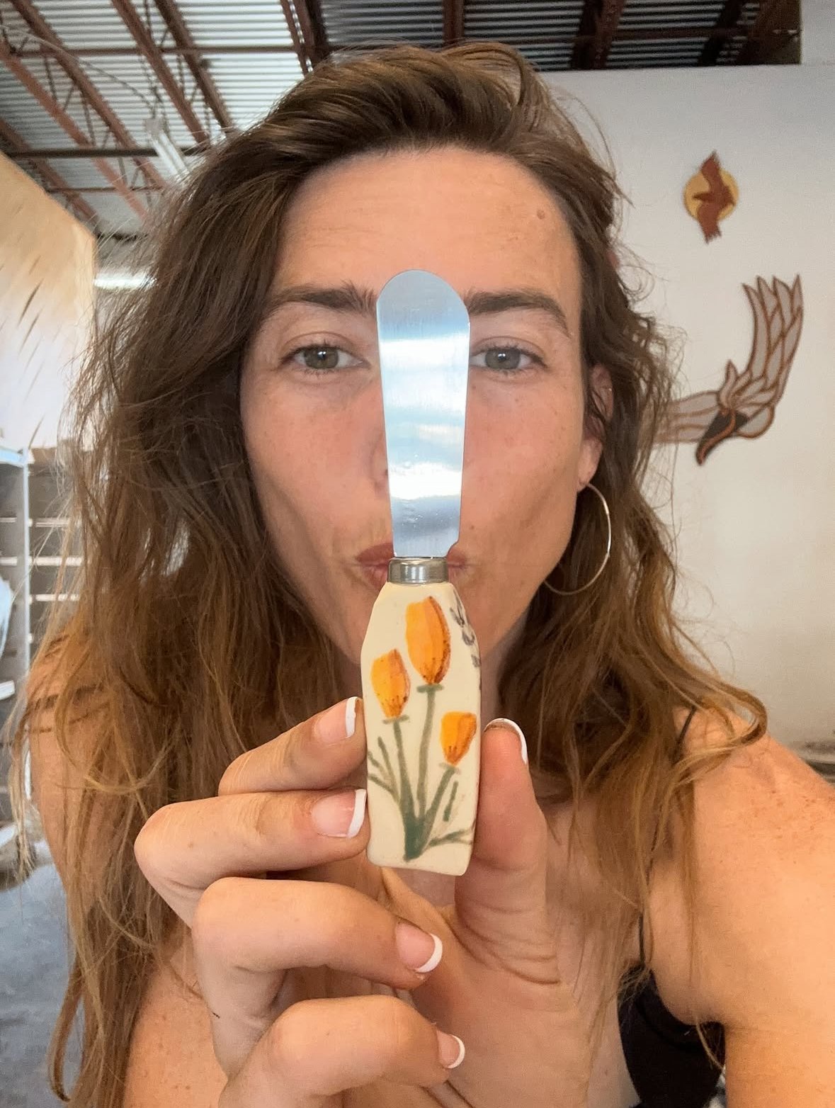 Wildflower Cheese Knife