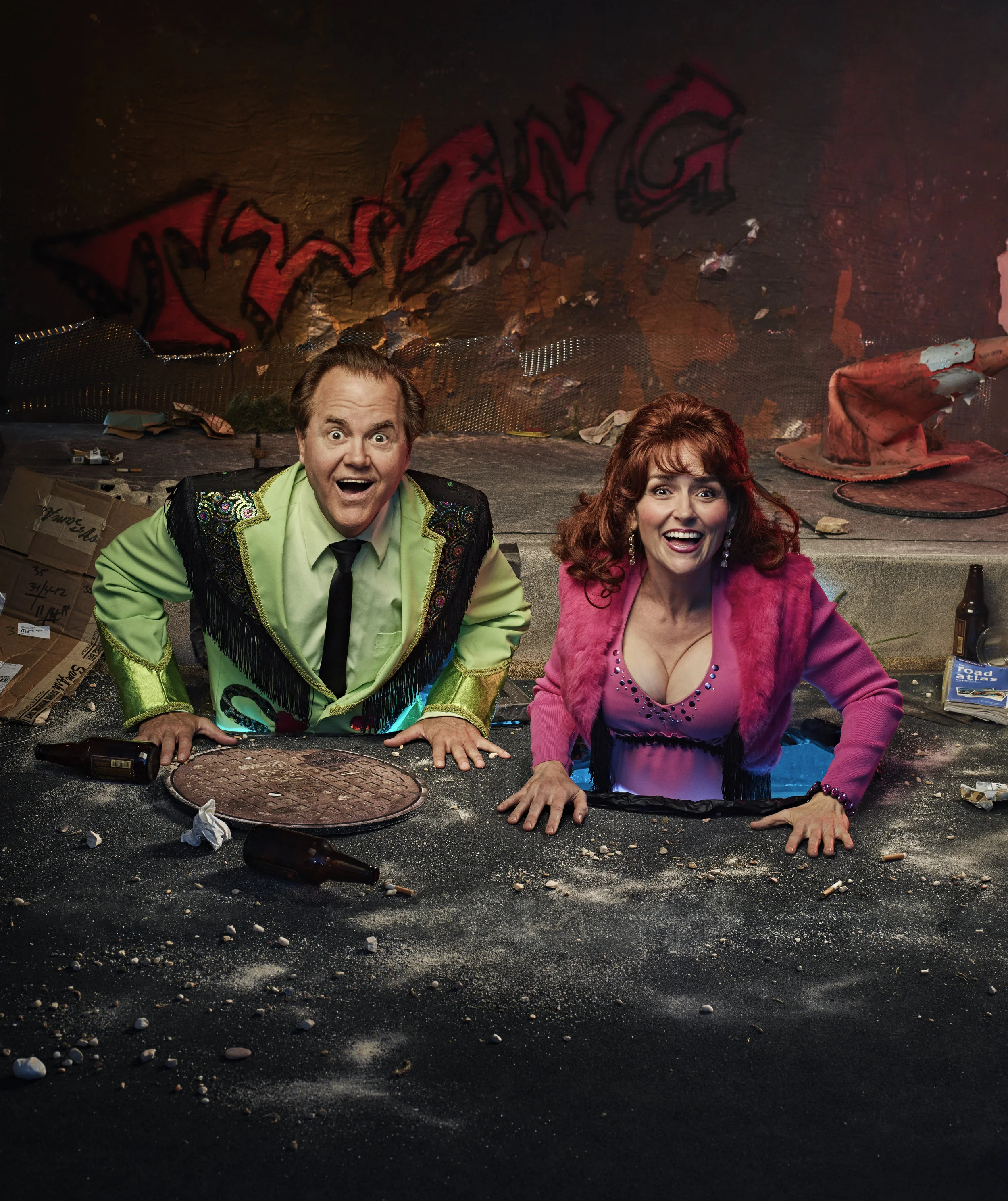 …rowdy street and gutter set (after) starring Doyle and Debbie!