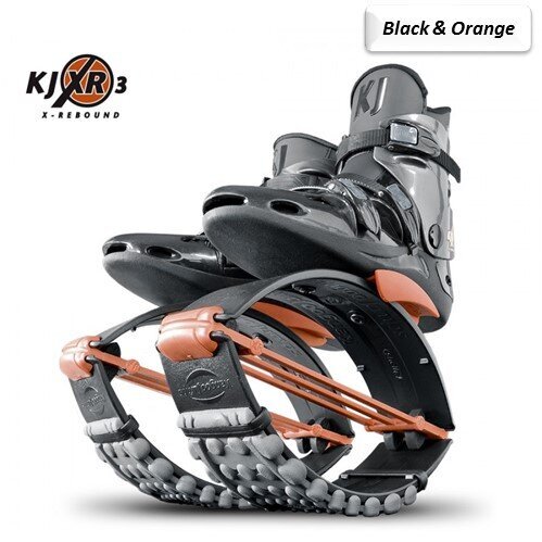 Black & Orange - Kangoo Jumps Rebound Shoes