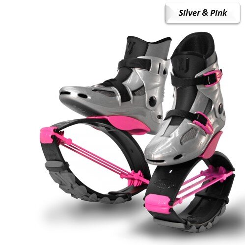 Silver & Pink - For children Kangoo Jumps Rebound Shoes — Rebound Shoe Depot