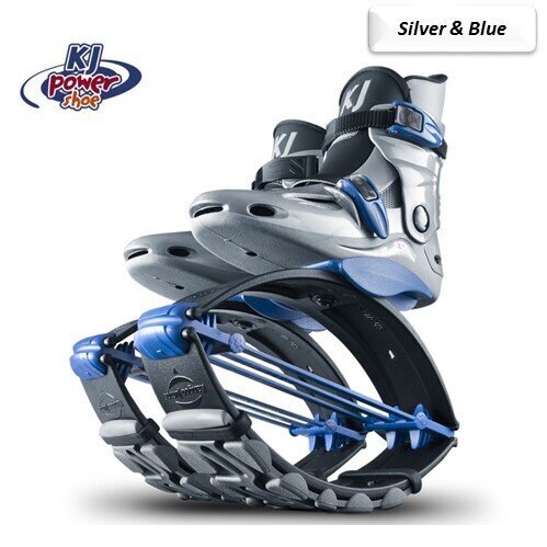 Silver & Blue - KJ Shoes for Child up to 110 lbs