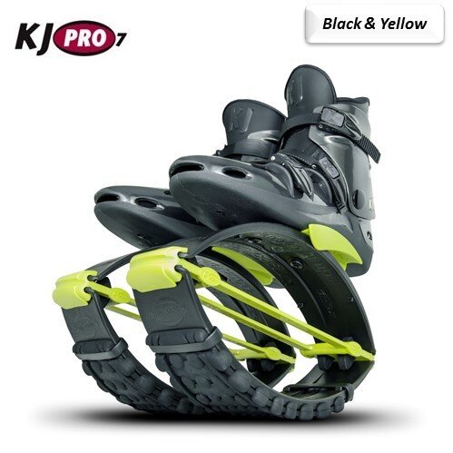 Black & Yellow - KJ Shoes for Person Over 200 lbs