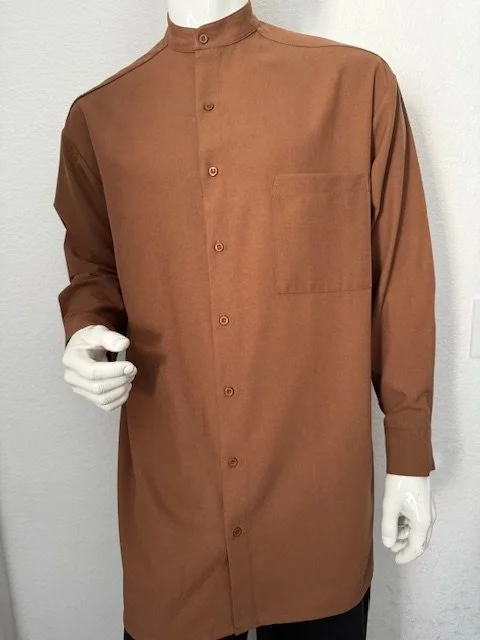 NEW!!! Men's Brown Long Sleeved Shirt