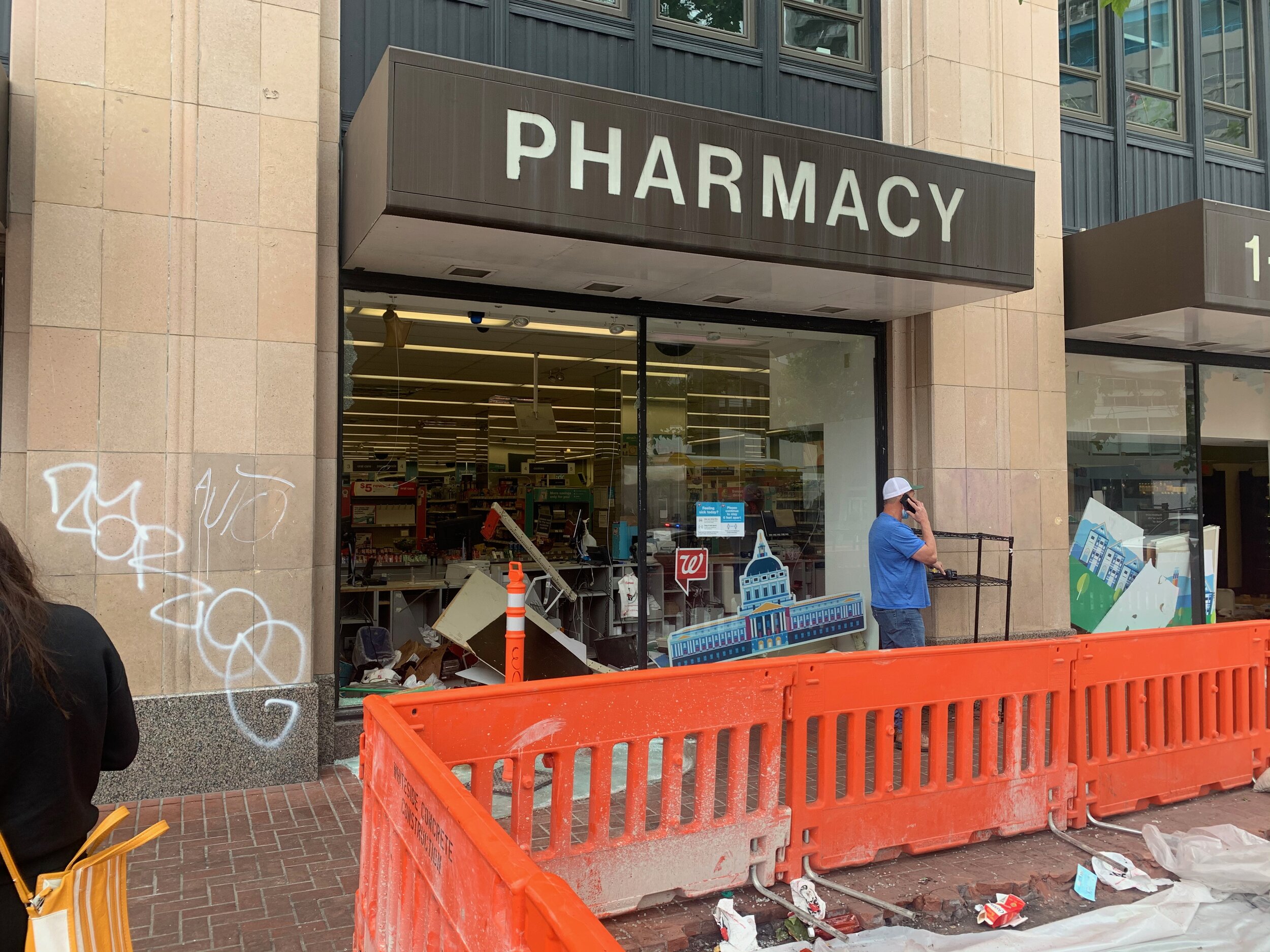  Walgreens at Market and 9th morning after looting.  June 31, 2020  