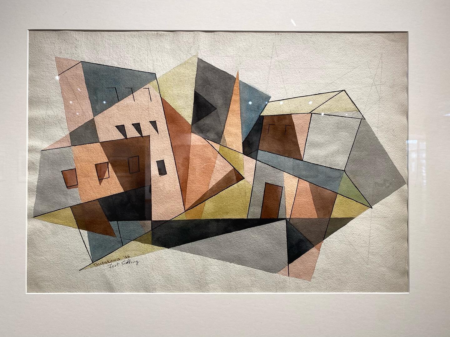 Last few days to catch the phenomenal show of George Tsutakawa&rsquo;s early works on paper, @cascadiaartmuseum . Not only will you see how a sculptor thinks in 2D, you will get a fascinating glimpse into the Seattle mid-century art scene, as well as