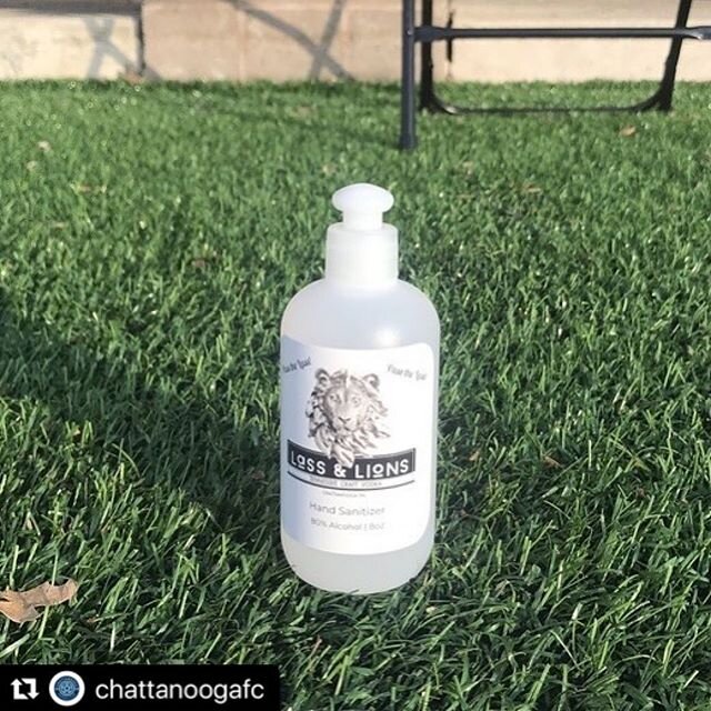 We are proud to be part of the CFC family. #Repost @chattanoogafc
・・・
‪Thank you @lassandlions!‬ ‪It&rsquo;s because of the generosity of our partners that we are able to stay safe with their hand sanitizer during practice. Thanks for your support! ‬