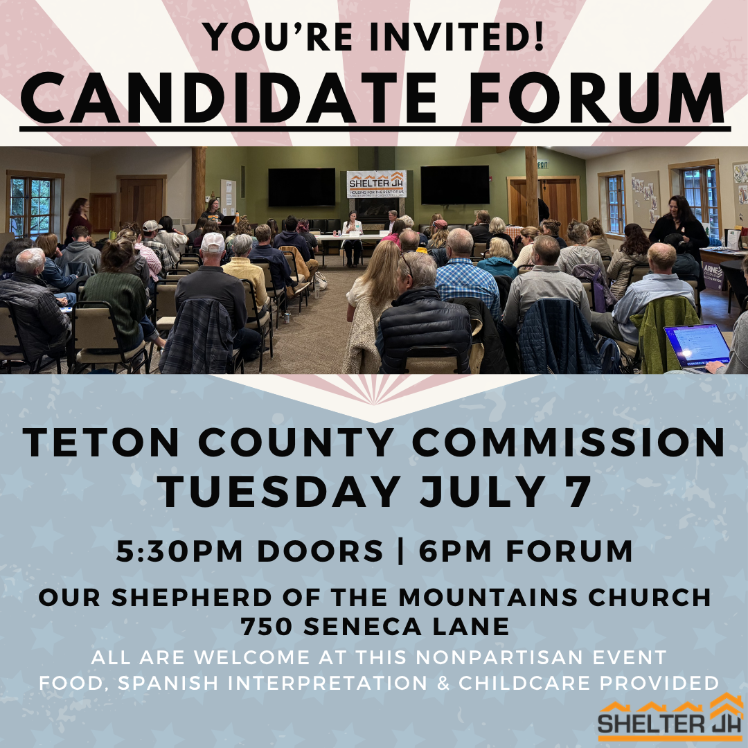 Shelter JH Candidate Forum!