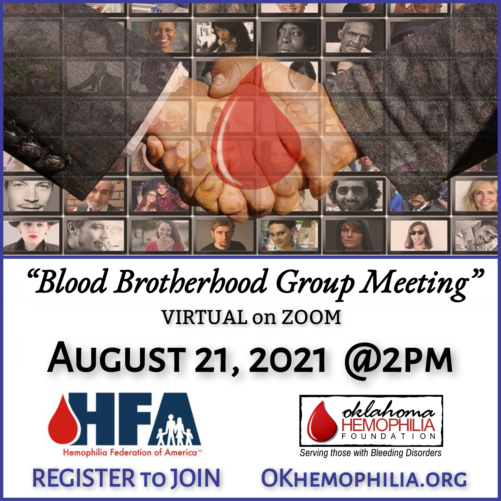 Blood Brotherhood Group Meeting, virtual 