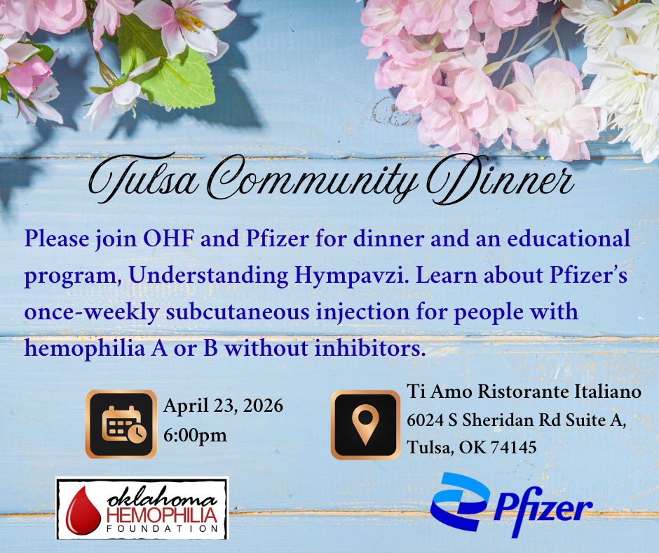 Community Education Dinner sponsored by Pfizer