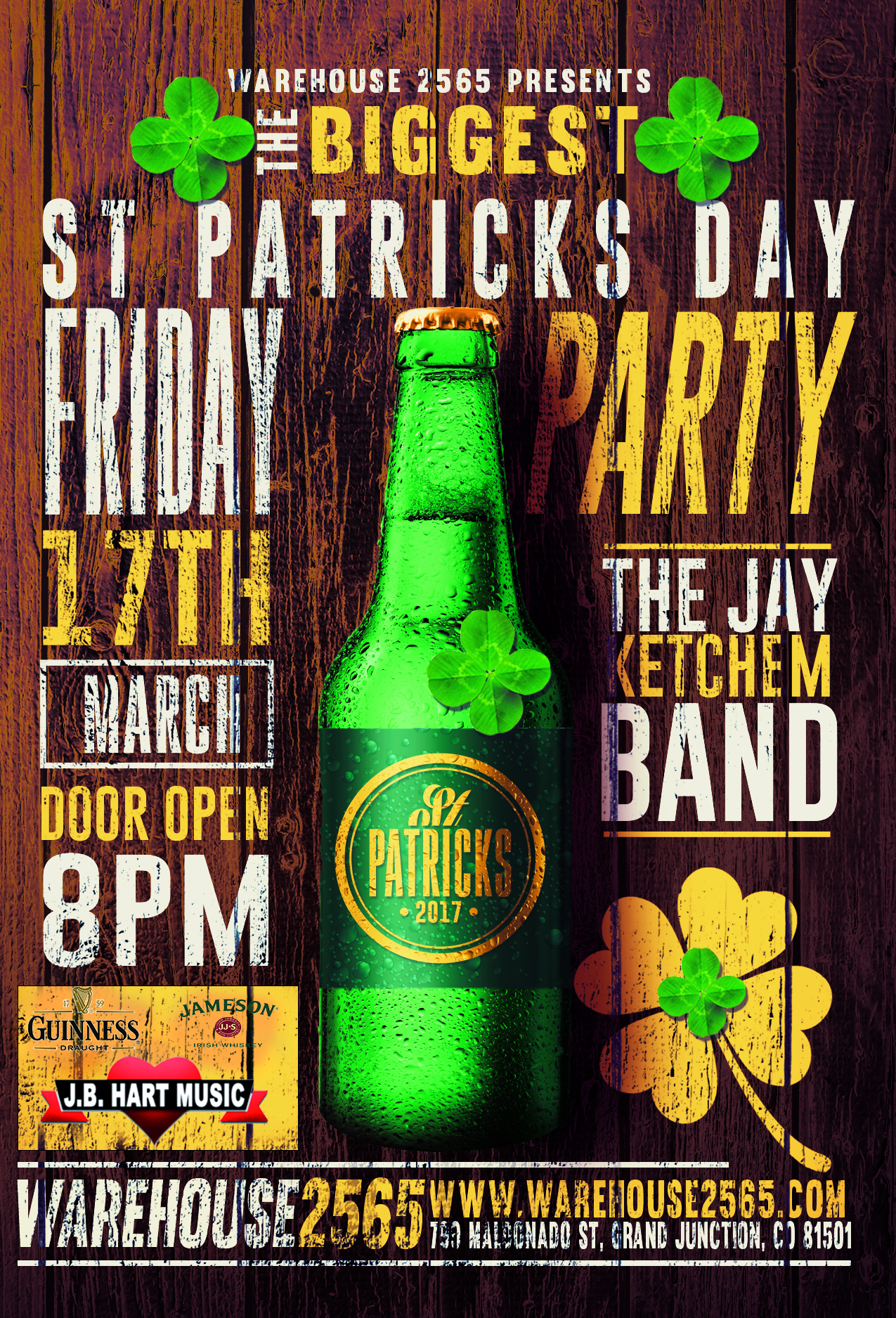 Come get a little Western with us and the Jay Ketchem Band brought to you in part by Guinness, Jameson Irish Whiskey and Hart Music. 