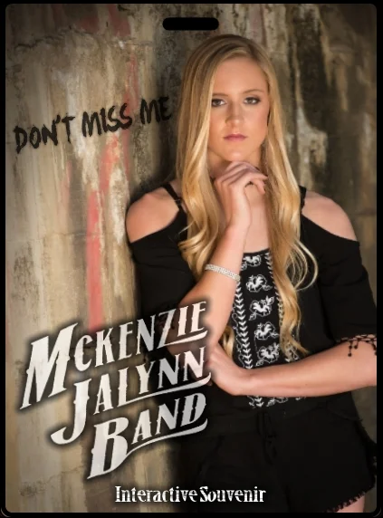 McKenzie JaLynn Band set to hit the Jim Beam Stage Friday July 27th!