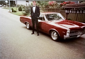 1967 Pontiac LeMans - with tux! how fancy!