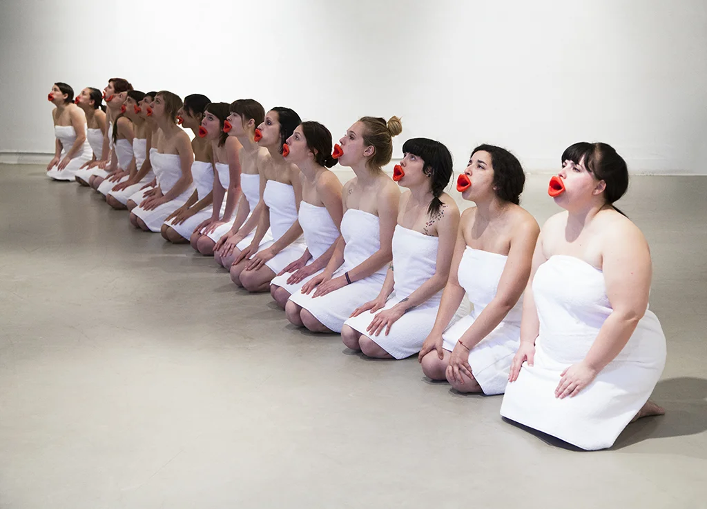 The Double. Performance: 2 hours at Ancient Ecole Des Beaux-Arts, Montreal, 2012 (photo credit: David Romero)