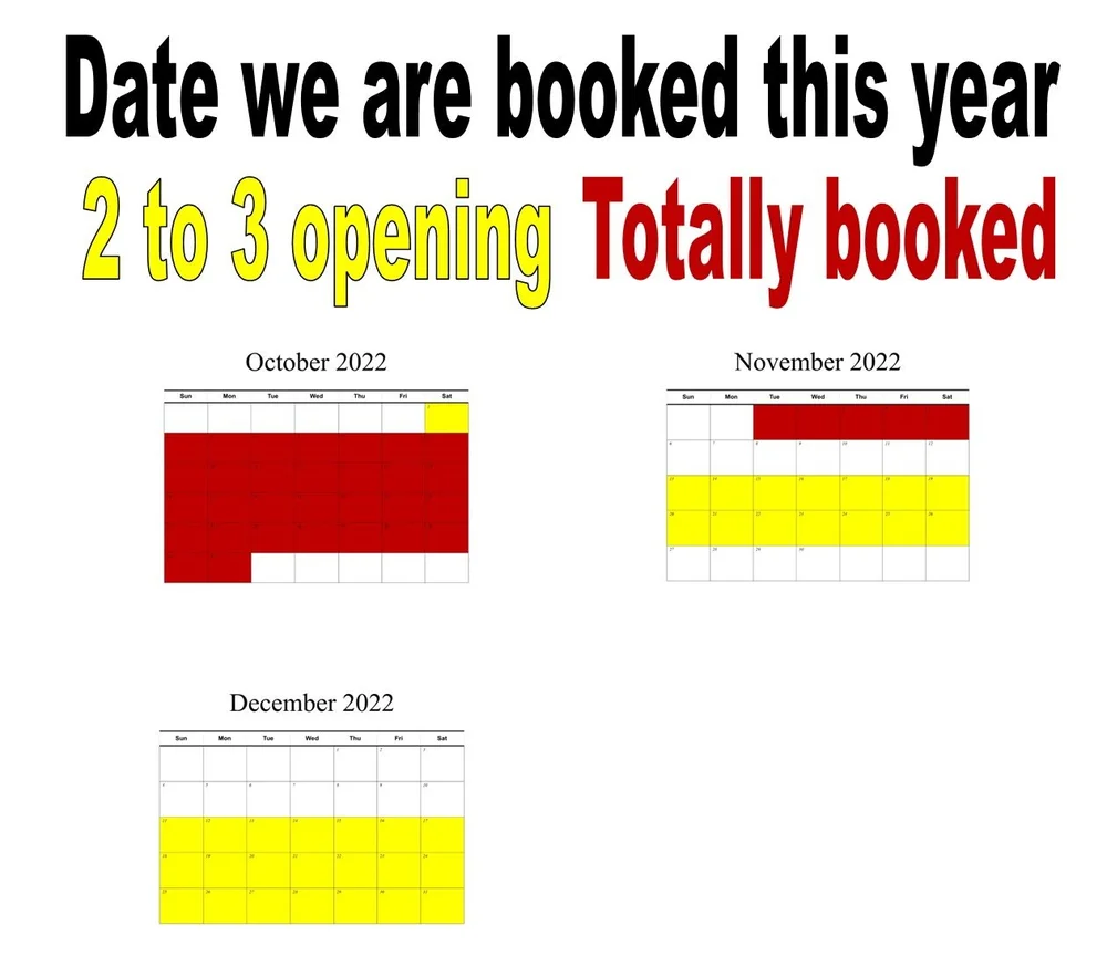 Booked Dates — Cakes By Creme de la Creme booked-dates-cakes-by-creme-de-la-creme