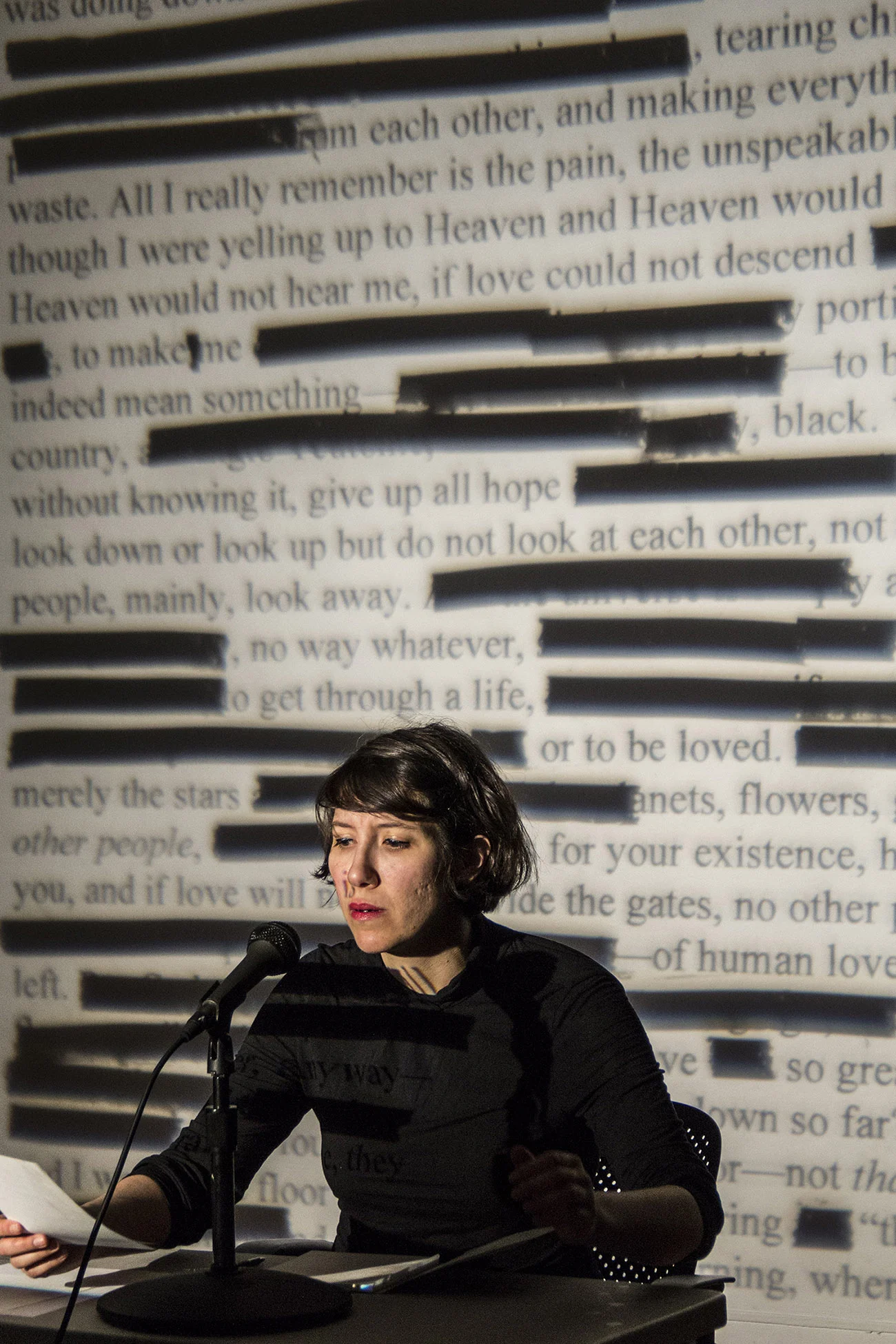 Notes on a Text by James Baldwin. [becky grajeda]