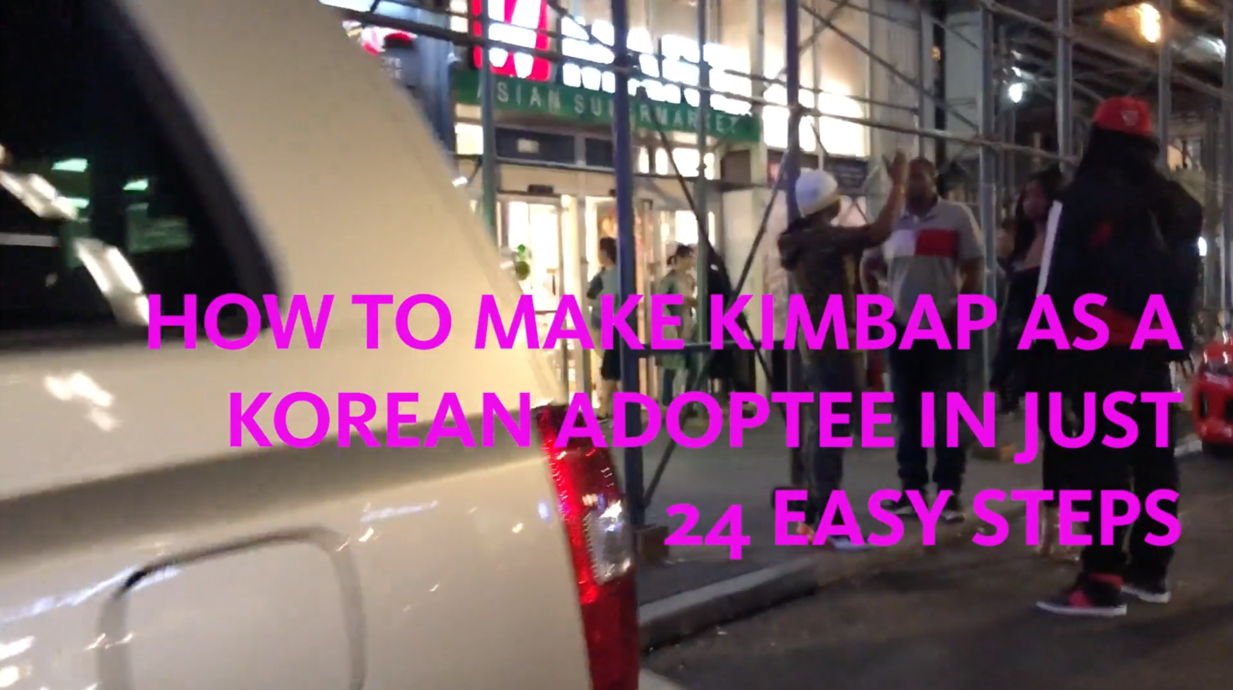 RECIPE AS RITUAL: HOW TO MAKE KIMBAP AS A KOREAN ADOPTEE IN JUST 24 EASY STEPS [schuyler swenson]